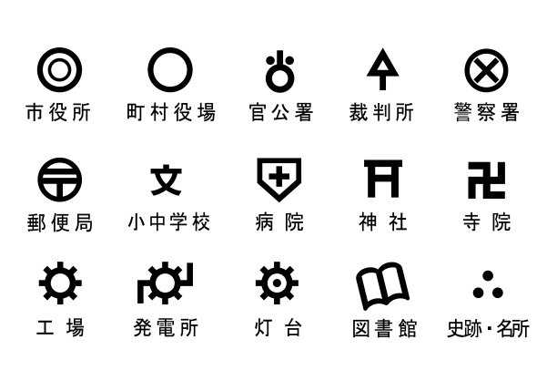 地图符号图片下载