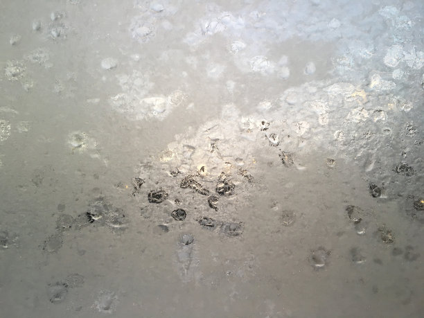 窗户上霜的图案特写图片下载