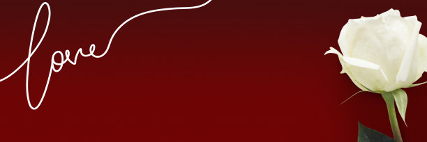 爱红色旗帜图片下载