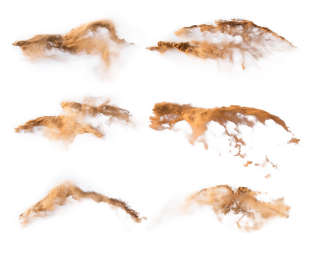 白色背景上的沙粉纹理图片下载