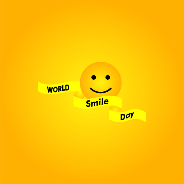 世界微笑日矢量模板设计插图图片下载