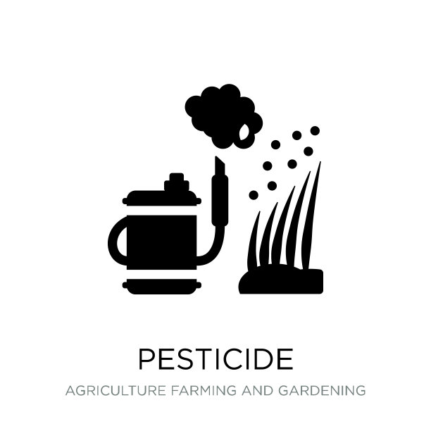 农药图标矢量在白色背景，农药潮流填充图标从农业和园艺收集图片下载