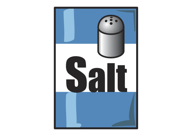 一盒盐，卡通通用插图图片下载