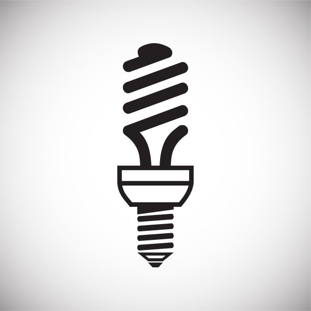 白色背景上的灯图标用于图形和网页设计，现代简单的矢量标志。网络的概念。时髦的符号为网站设计网页按钮或移动应用程序。图片下载