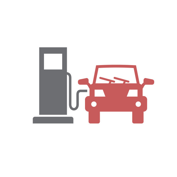 汽车燃料图标白色背景的图形和网页设计，现代简单的矢量标志。网络的概念。时髦的符号为网站设计网页按钮或移动应用程序。图片下载