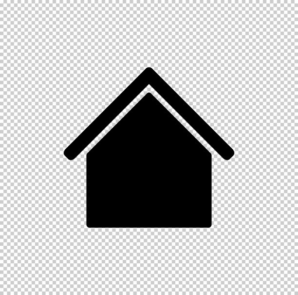 Home -黑色矢量图标图片下载