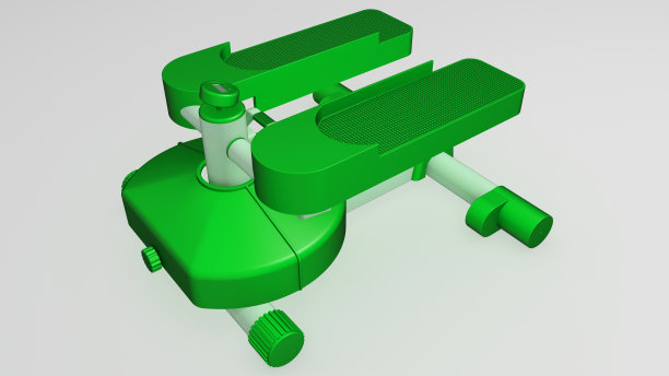 白色背景上的绿色玩具特写镜头图片下载