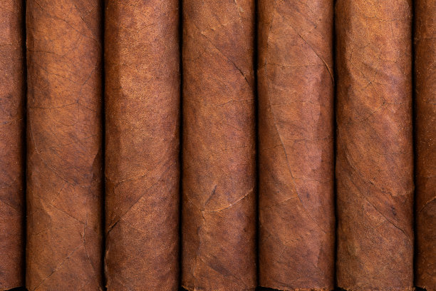 古巴雪茄的背景和质地图片下载