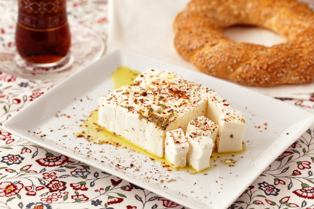 加香料的羊乳酪丁图片下载