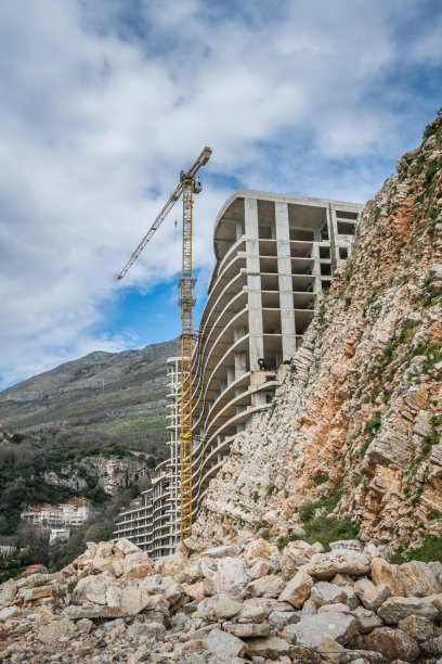 未完工的高楼和酒店图片下载