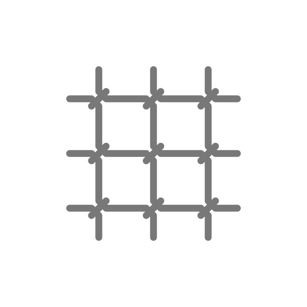 监狱格子线图标。在白色背景上隔离图片下载