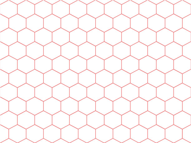 粉彩甜粉线六边形白色背景像蜂窝纹理图案。矢量艺术设计中的多边形几何概念。复古复古风格的壁纸为情人节，纺织品等。图片下载