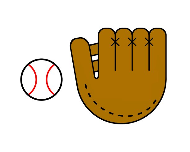 棒球手套和球图片下载