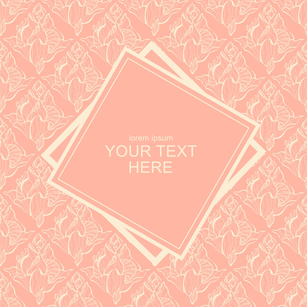 设计复古模板的婚礼和生日邀请，海报，小册子，封面。矢量图图片下载