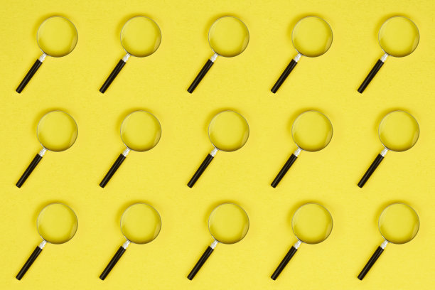 彩色和抽象的放大镜图案图片下载