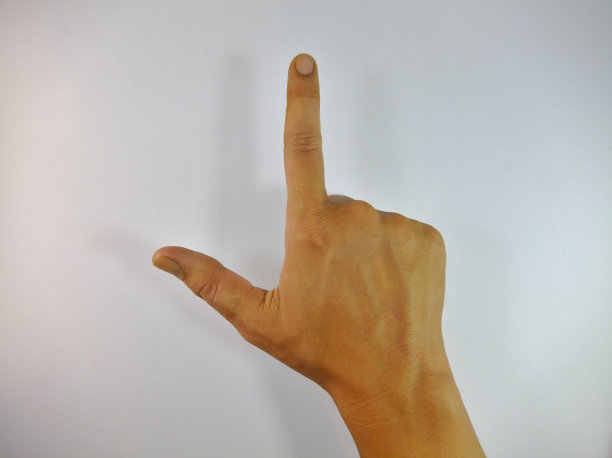 人们的手摆出各种姿势。图片下载