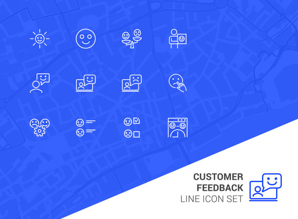 客户反馈线图标设置图片下载