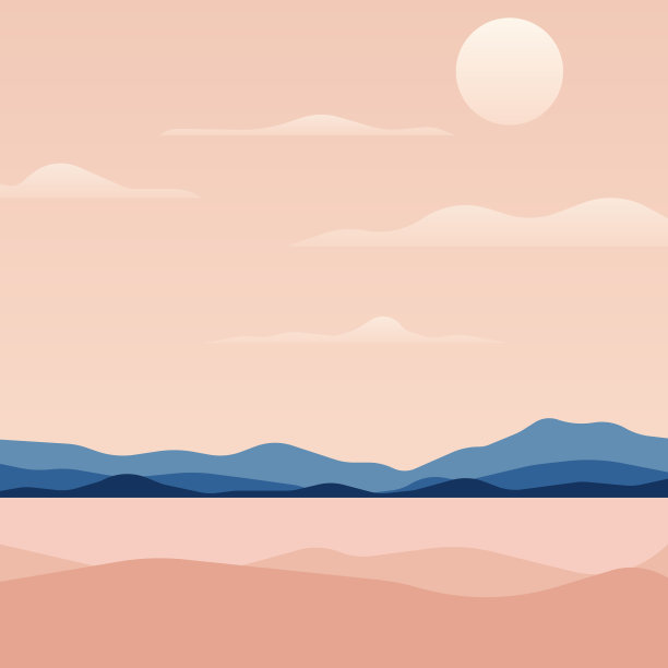 沙漠景观背景素材图片