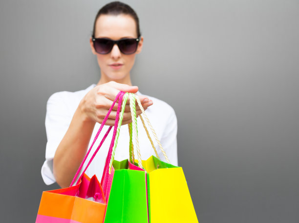 快乐的购物图片下载