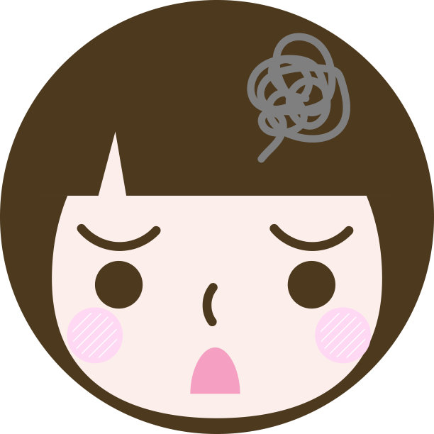 一脸表情万千的图标图片下载