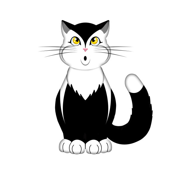 猫插画素材ID：331514448
