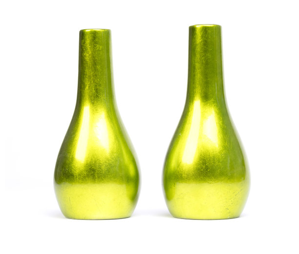 绿色花瓶孤立图片下载