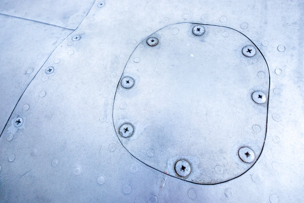 Patch在一架旧飞机上图片下载