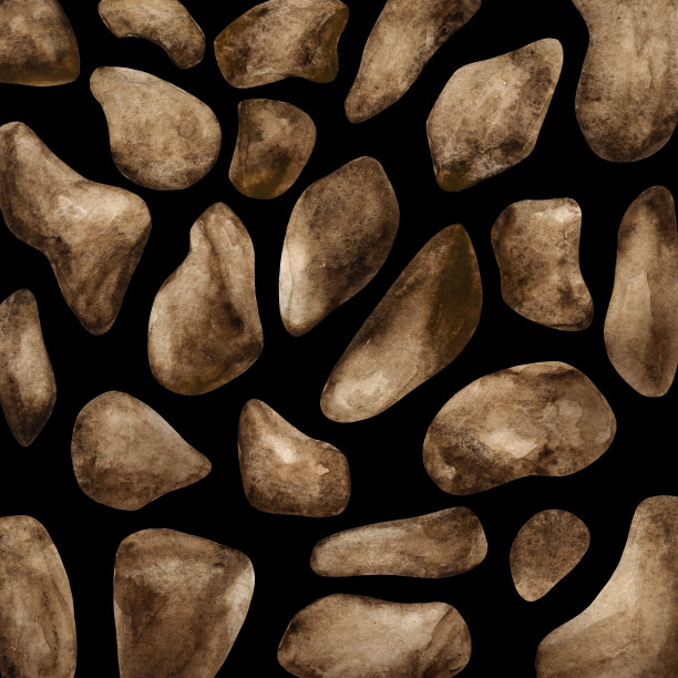 水彩石头背景图片下载