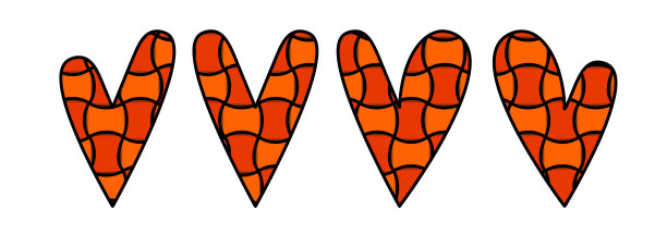 矢量抽象物体的形状在禅宗涂鸦风格与柳条图片下载