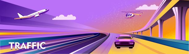 矢量横幅流量图片下载