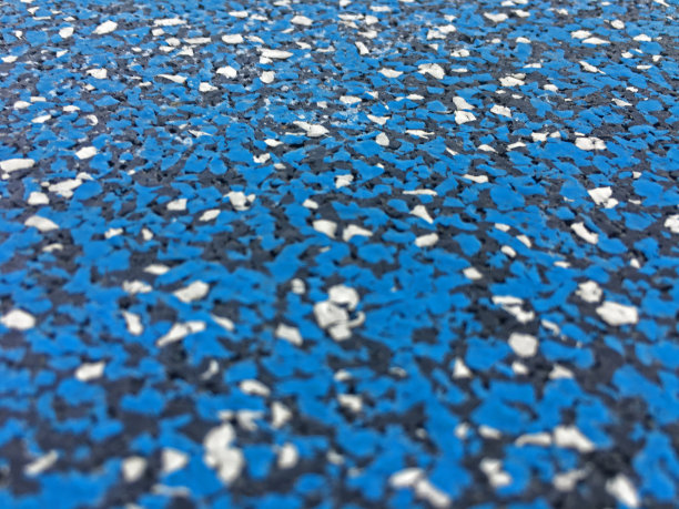 特写地板细节纹理在蓝色，黑色和白色。选择的重点。图片下载