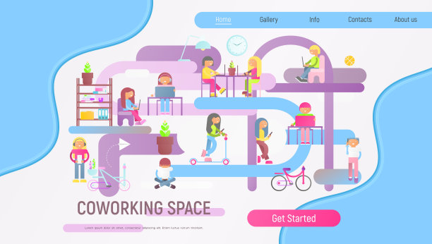 共同办公空间图片下载