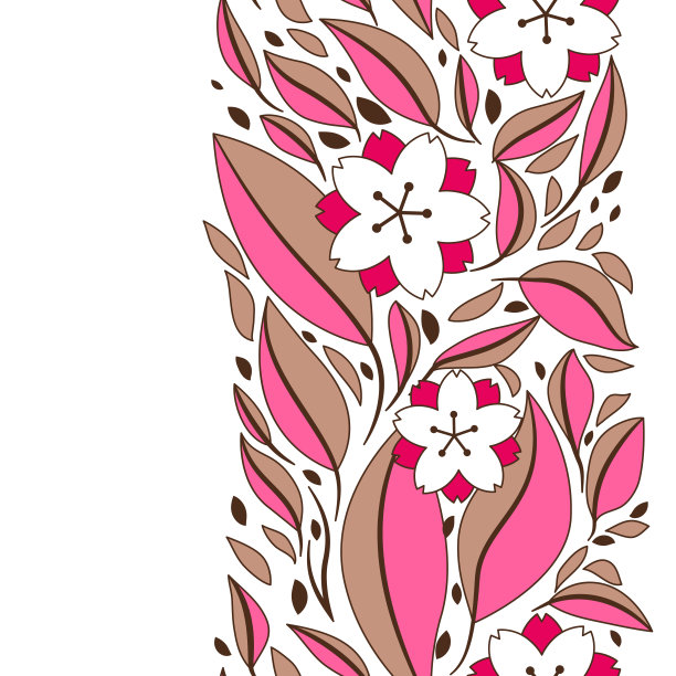 无缝图案与樱花或樱花。图片下载