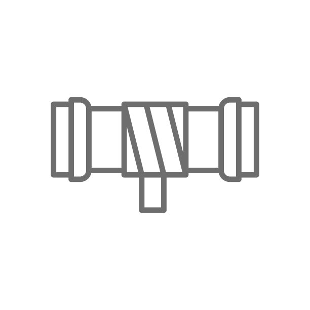 有破布线图标的漏水管道。图片下载