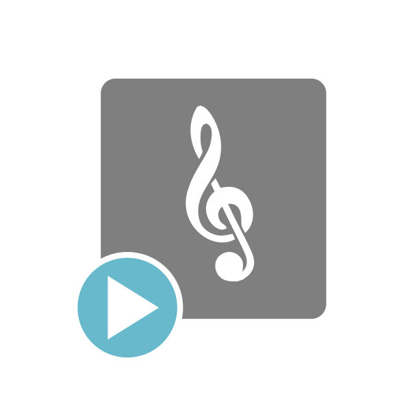 音乐图标白色背景的图形和网页设计，现代简单的矢量标志。网络的概念。时髦的符号为网站设计网页按钮或移动应用程序。图片下载