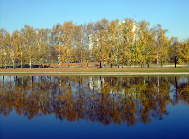 金秋公园图片下载