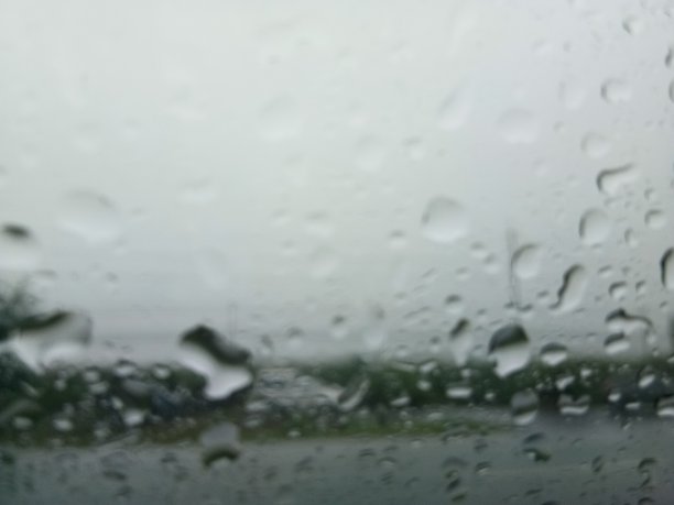 模糊水滴窗口视图图片下载