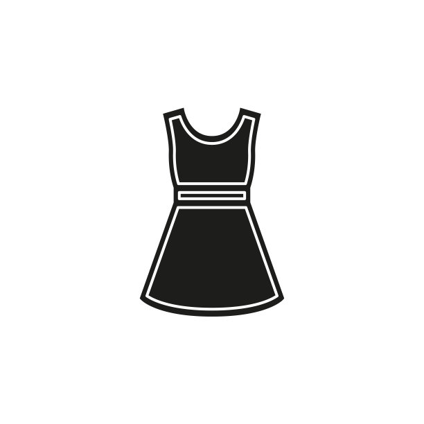 时尚模特符号，向量休闲女装插画图片下载