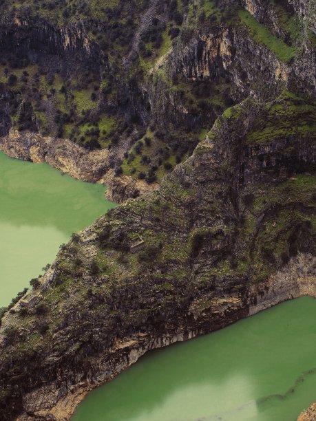 土耳其艾丁，博兹多根的阿拉皮斯蒂河和峡谷图片下载