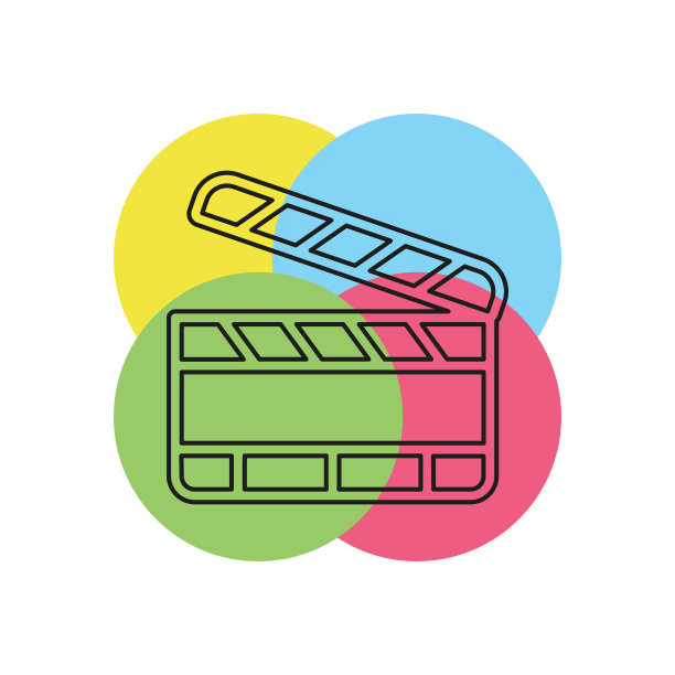 影片石板-矢量剪辑播放按钮图标图片下载