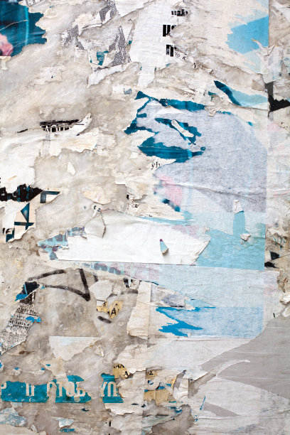 撕破的海报，邋遢的背景图片下载