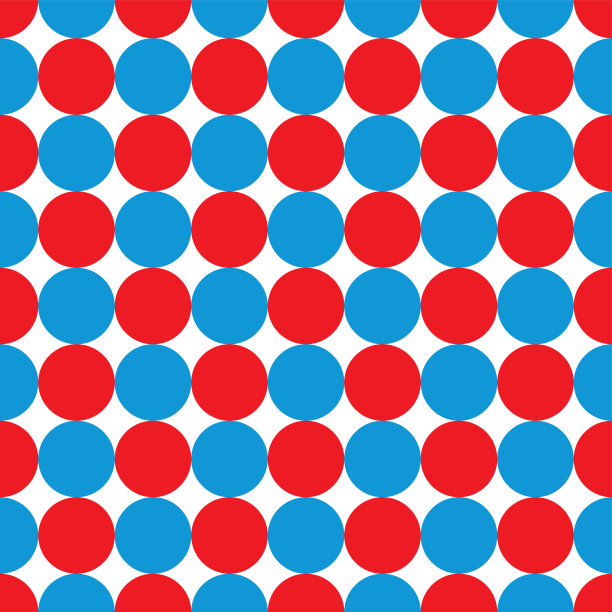 无缝蓝点和红点图案背景图片下载