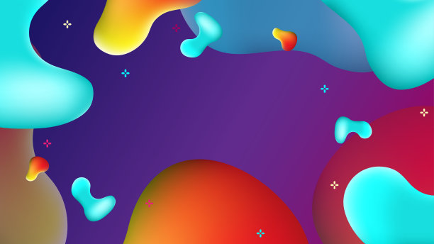 抽象色彩彩虹背景墙纸图片下载