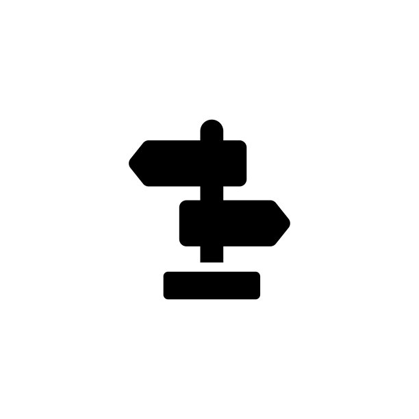 路标图标矢量素材图片下载