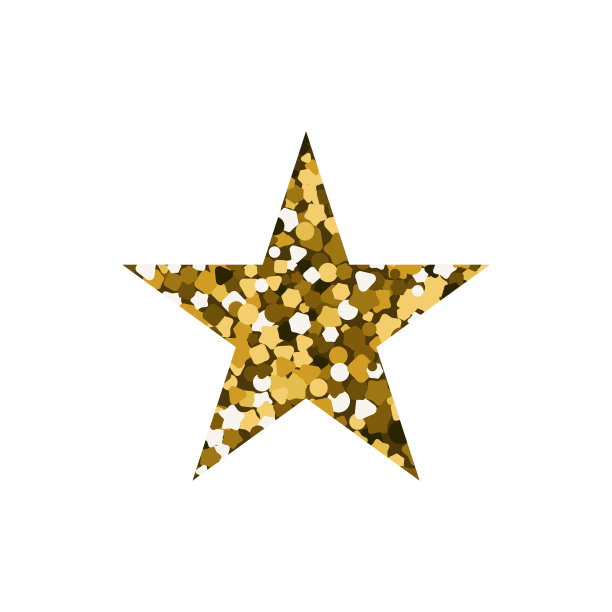 黄金之星。图片下载