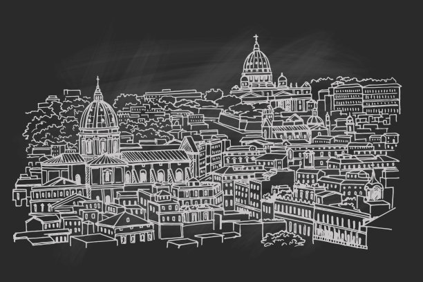 意大利罗马的历史中心图片下载