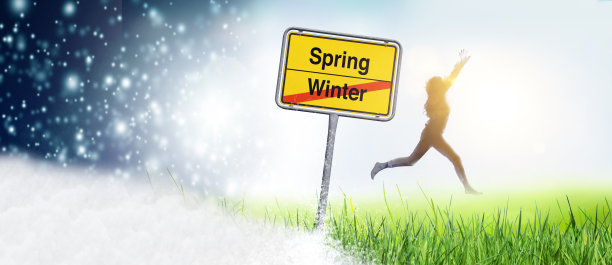 在春天和冬天签名图片下载