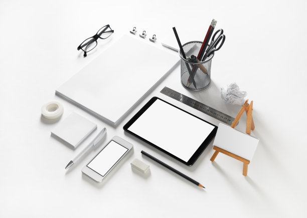 空白的文具模型图片下载