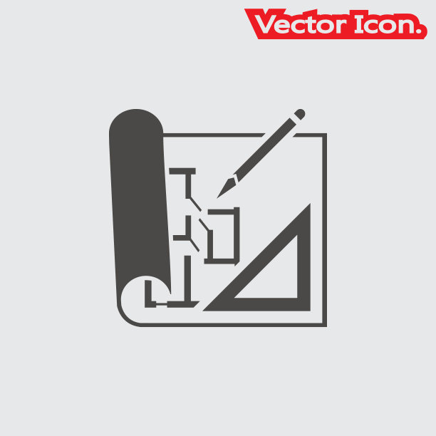 家庭计划图标孤立标志符号和平面风格的应用程序，网页和数字设计。图片下载