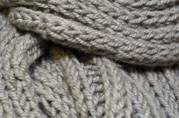 织物图案的微距照片，纺织品服装的近景与浅景深的领域图片下载